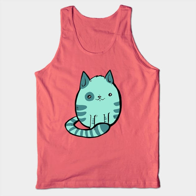 Fat Cat Tank Top by Unihorse